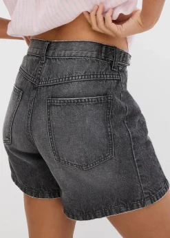 Jeans-Shorts Mid Waist, Low Stretch