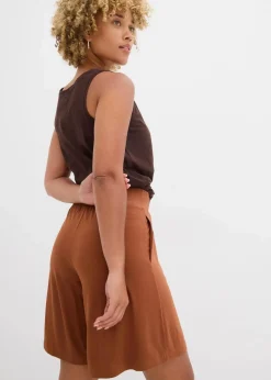 Jersey-Bermuda mit Bequembund