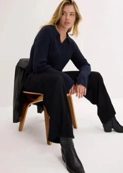 Jersey-Hose aus bequemen Punto di Roma