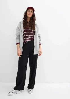 Jersey-Hose aus Rippe (2er Pack)