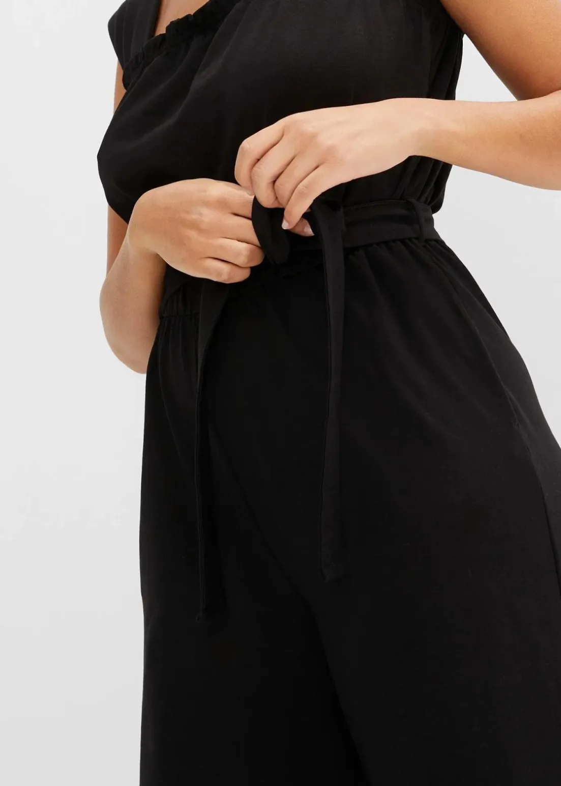 Jersey-Jumpsuit aus Baumwoll-Mix