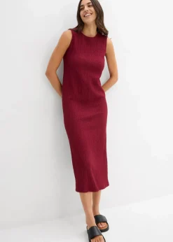 Jerseykleid aus Borkencrepe