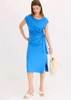 Jerseykleid aus elastischem Baumwoll-Mix