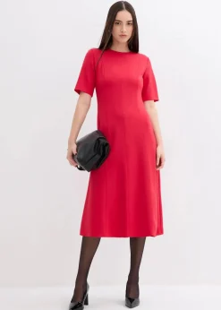 Jerseykleid aus fließendem Viskose-Mix