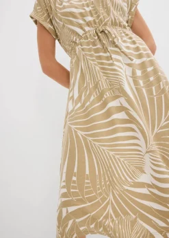 Jerseykleid aus fließendem Viskose-Mix