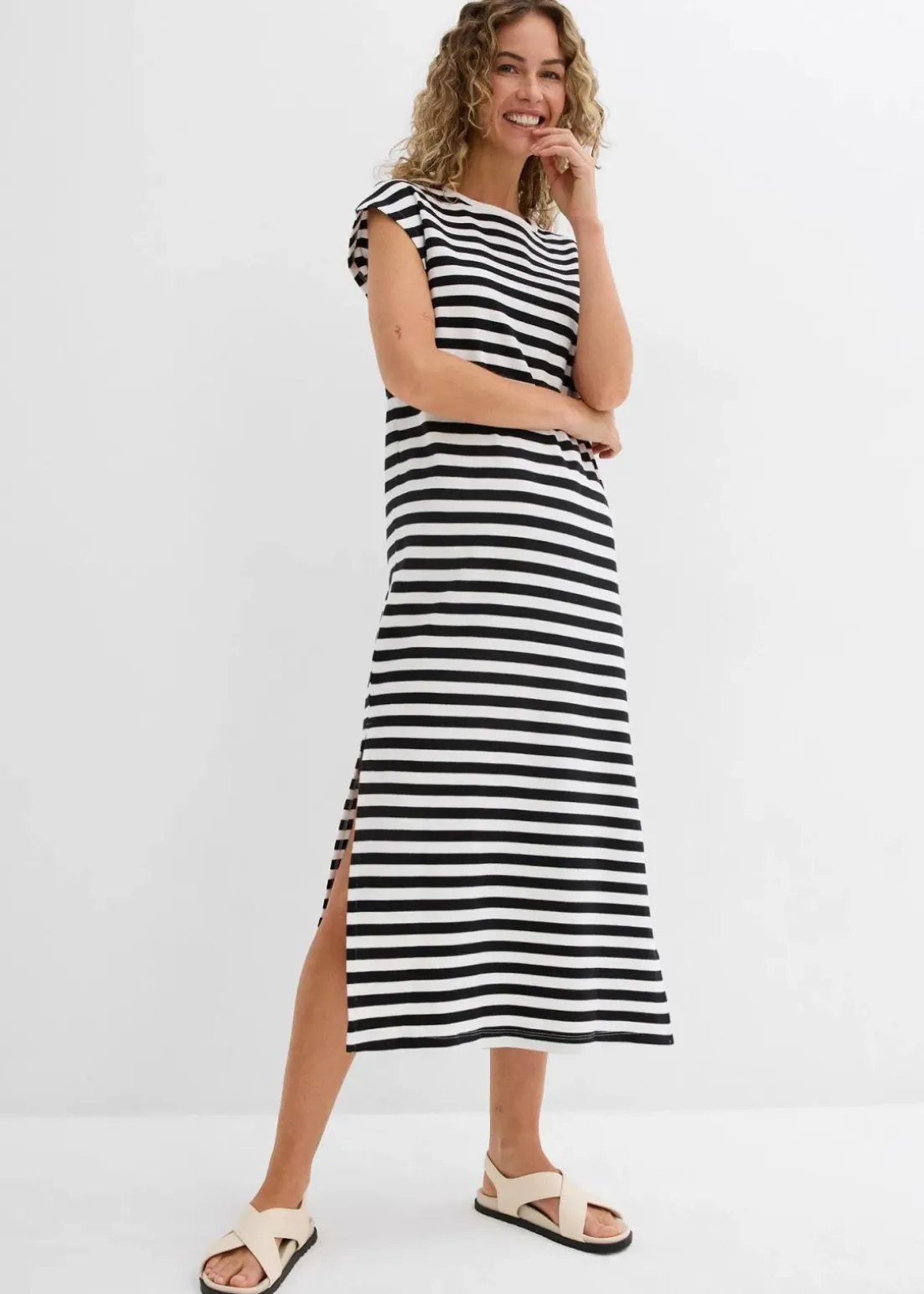 Jerseykleid aus reiner Baumwolle