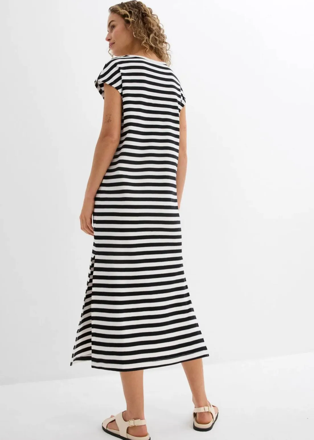 Jerseykleid aus reiner Baumwolle