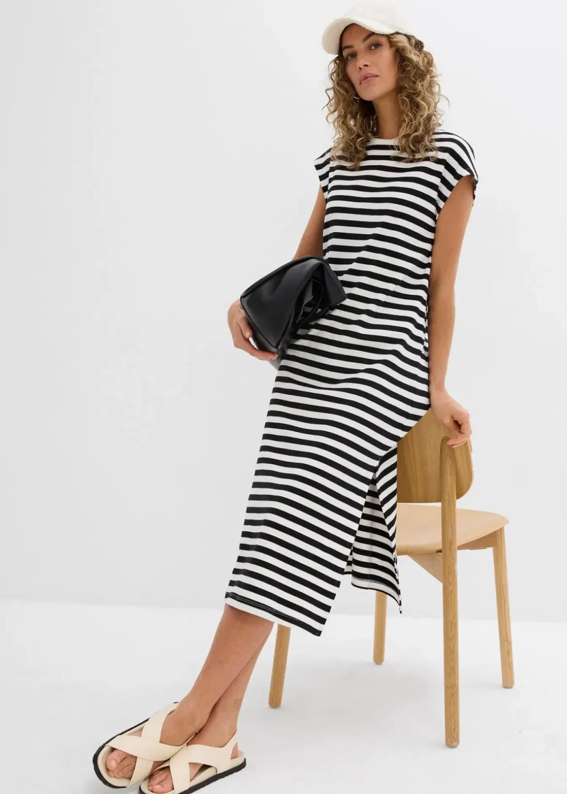 Jerseykleid aus reiner Baumwolle