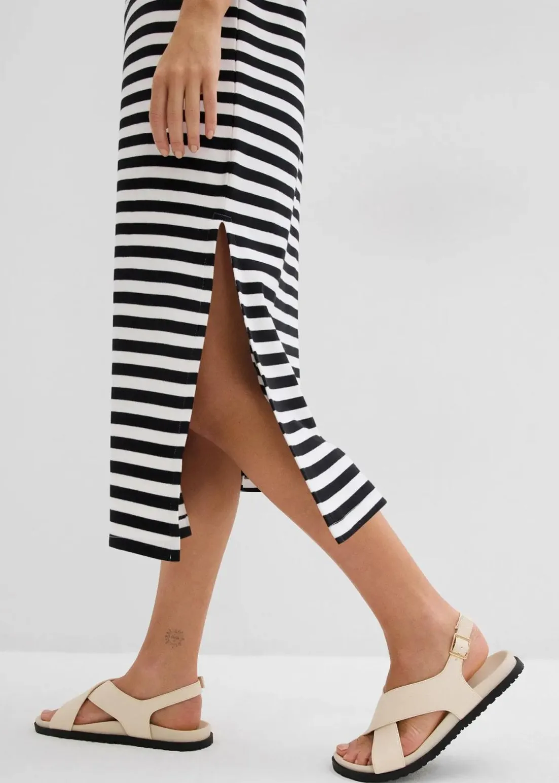 Jerseykleid aus reiner Baumwolle