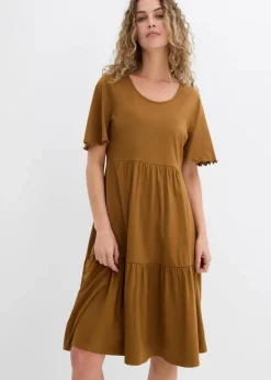 Jerseykleid aus reiner Baumwolle