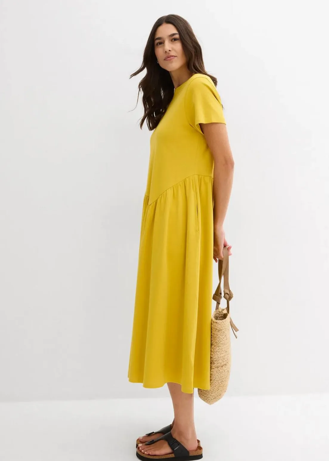 Jersey-Kleid aus reiner Bio-Baumwolle