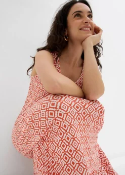 Jerseykleid aus Viskose-Mix