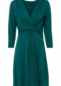 Jerseykleid in fließendem Viskose-Mix