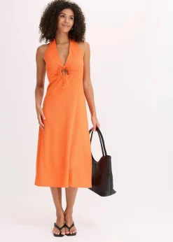 Jerseykleid mit Cutouts