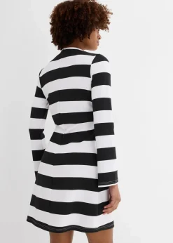 Jerseykleid mit Stehkragen