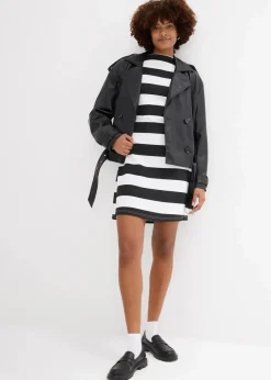 Jerseykleid mit Stehkragen