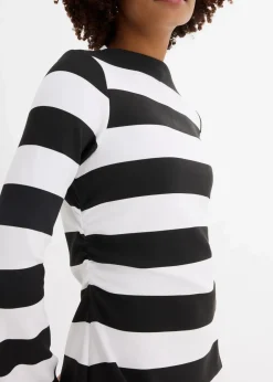 Jerseykleid mit Stehkragen