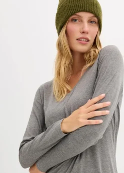 Jerseykleid mit V-Ausschnitt (2er Pack)