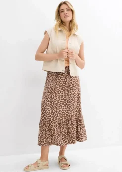 Jersey-Rock aus Viskose-Mix