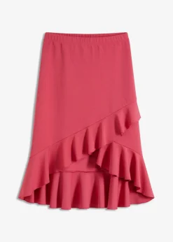 Jersey-Rock mit Volants