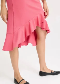 Jersey-Rock mit Volants