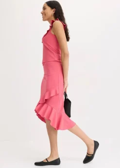 Jersey-Rock mit Volants