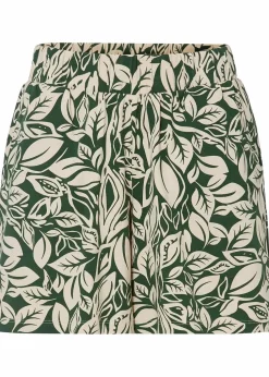 Jersey-Shorts aus elastischem Baumwoll-Mix