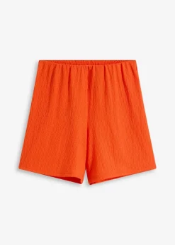 Jersey-Shorts aus leichtem Crêpe