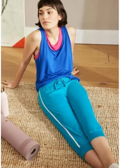 Jogginghose aus Baumwolle (2er Pack), Capri-Länge