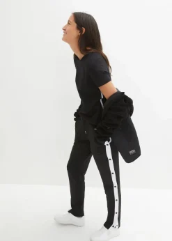 Jogginghose mit Druckknöpfen, schnelltrocknend