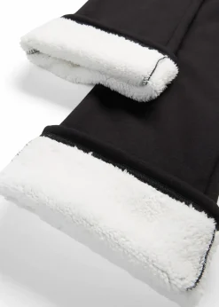 Jogginghose mit Teddyfleece-Futter, weit geschnitten