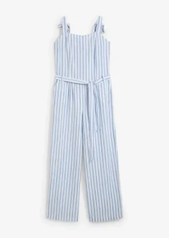 Jumpsuit aus Baumwoll-Leinen Mix