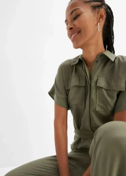 Jumpsuit aus fließendem Lyocell