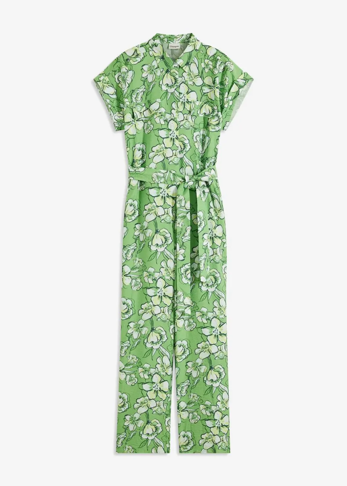 Jumpsuit aus fließendem Viskose-Mix