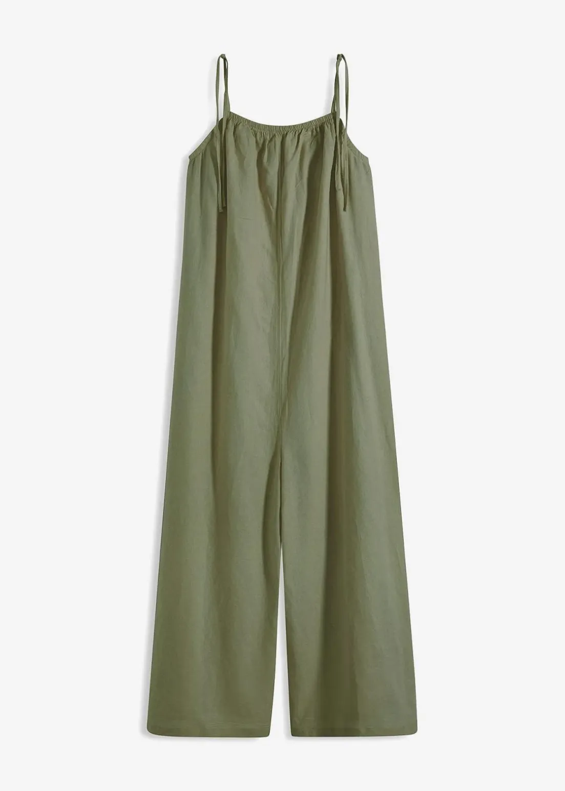 Jumpsuit aus leichtem Leinen-Viskose-Mix