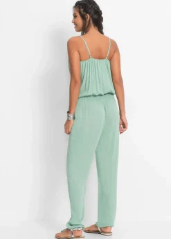 Jumpsuit aus strukturierter Viskose