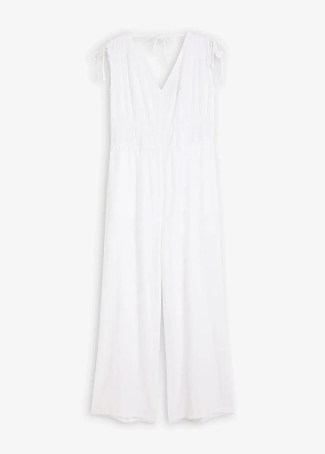 Jumpsuit aus strukturiertem Crêpe