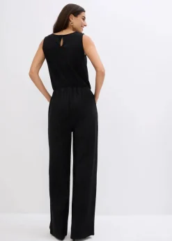 Jumpsuit mit Glitzerelementen