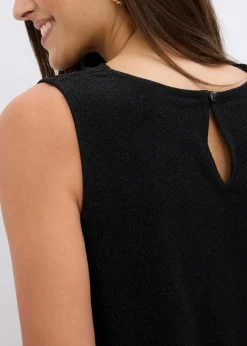 Jumpsuit mit Glitzerelementen