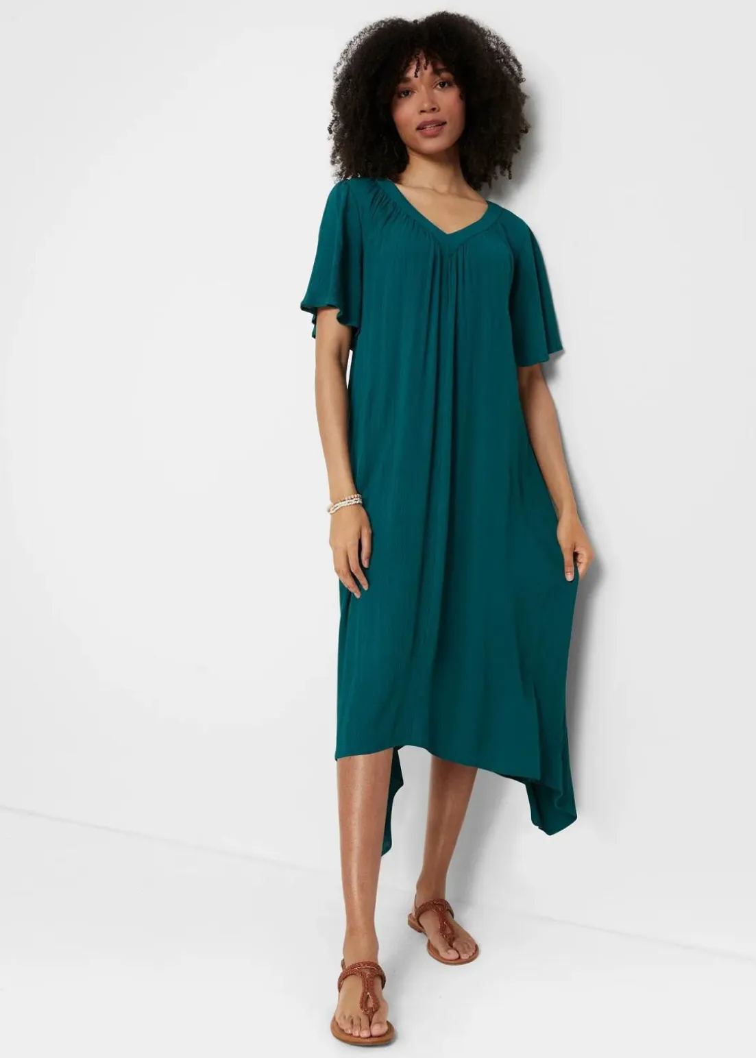 Kaftan-Kleid aus Kreppware