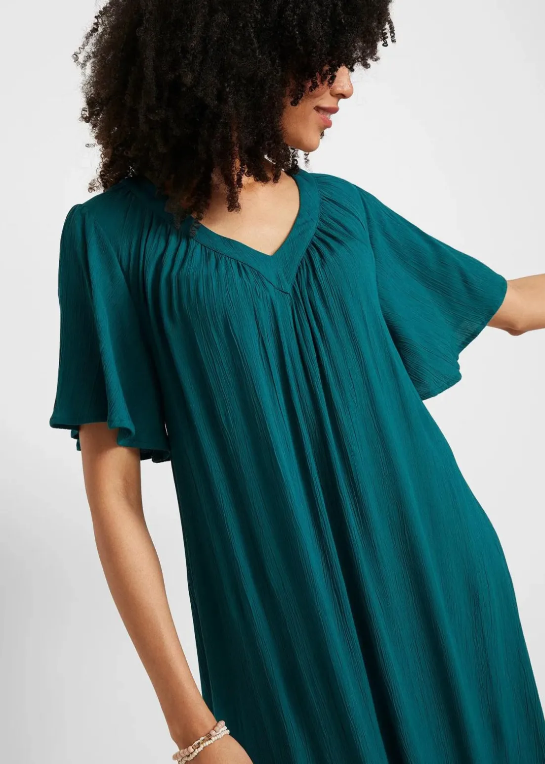 Kaftan-Kleid aus Kreppware