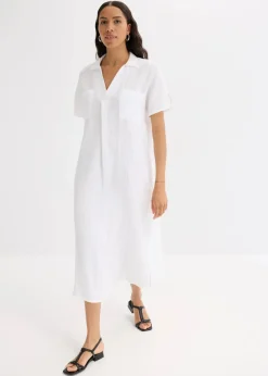 Kaftan-Kleid aus weichem Musselin