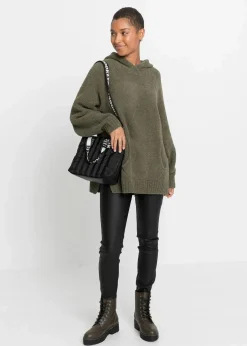 Kapuzenpullover in Teddy-Fleece