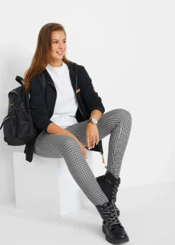 Kapuzen-Sweatjacke aus reiner Baumwolle