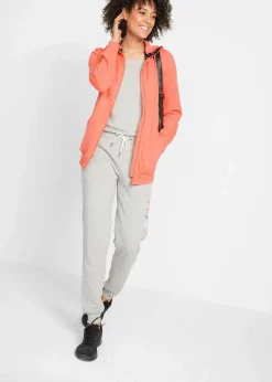 Kapuzen-Sweatjacke aus reiner Baumwolle