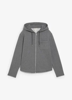 Kapuzen-Sweatjacke mit recyceltem Polyester