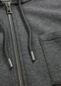 Kapuzen-Sweatjacke mit recyceltem Polyester