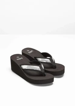 Keilpantoletten mit Pailletten