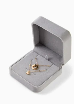 Kettenset (2-tlg.Set) mit Herzanhängern