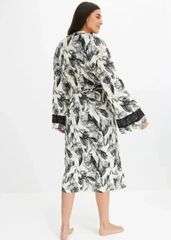 Kimono Bademantel aus softem Viskose-Mix